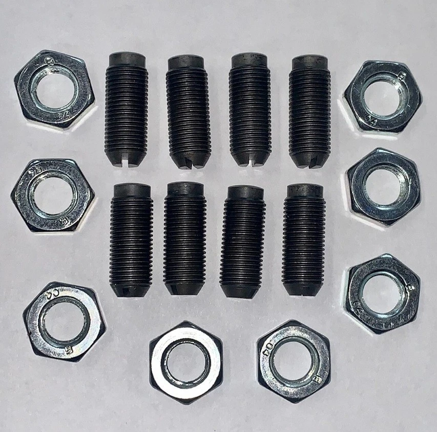 (Set x8) Volkswagen Bus Type 2 1.8- 2.0 Ltr Vanagon Valve Adjusting Screw & Nut Foto 1 de 1