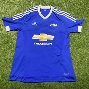 Manchester United Adidas Jersey Mens Medium Blue 2015 Away Kit - Picture 1 of 15