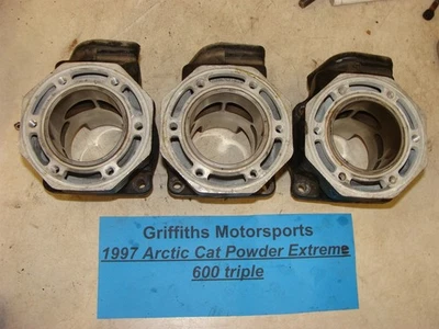 1997 ARCTIC CAT Powder Extreme ZRT600 conjunto triplo de jarros de cilindro - Imagem 1 de 4