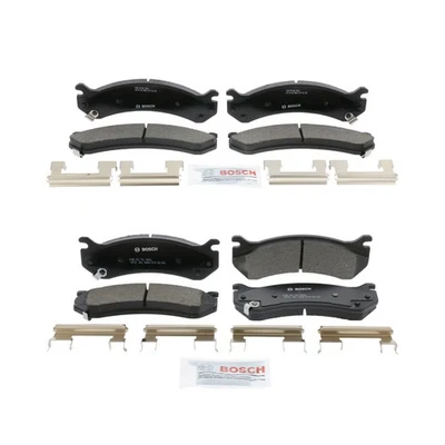 Bosch BC784 BC785 QuietCast Ceramic Brake Pads Kit Front Rear - Image 1 of 4