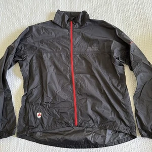 Chaqueta negra para hombre Tour Championship Golf lluvia cremallera completa talla grande Sun Mountain - Imagen 1 de 10