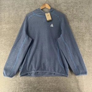 Nike ACG Wolf Lichen Blue Polartec Alpha Direct 90 Hoodie Men’s Large DV9426-491 - Picture 1 of 9