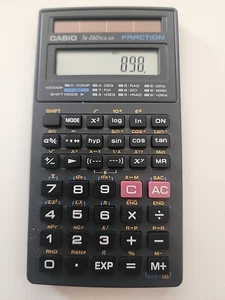 Casio FX-260Solar Fraction Scientific Calculator With Slide Case Tested Working - Picture 1 of 6