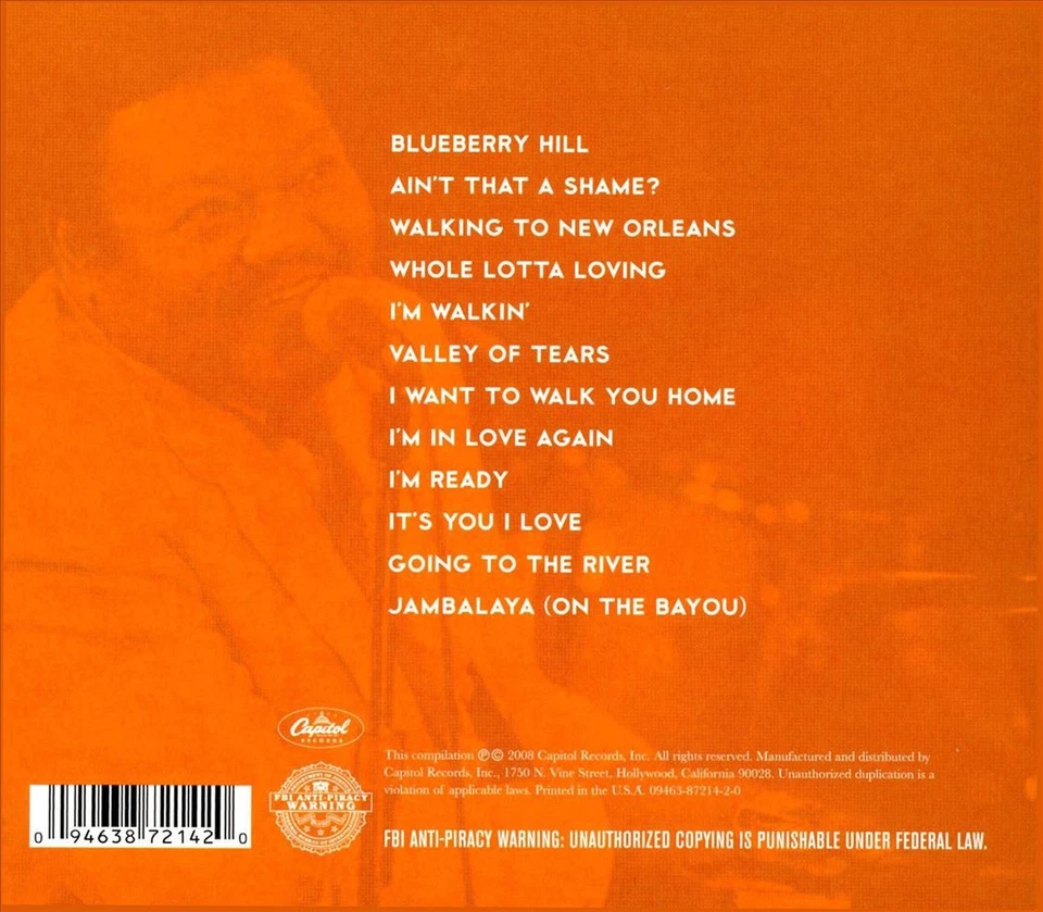 FATS DOMINO - PLATINUM [CAPITOL] [DIGIPAK] NEW CD - Image 1 of 1