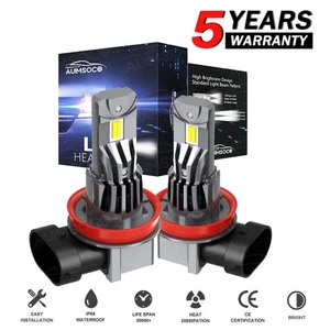 For Nissan Murano 2015-2008 H9 H11 LED Headlight High / Low Bulbs 10000K White - Picture 1 of 12