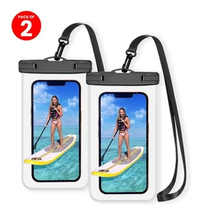 2er Pack Wasserdicht Handytasche Unterwasser Case Hülle Universal Dry Bag Handy - Bild 1 von 53