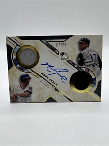 2025 Topps Diamond Icons Dual Team Mark Grace DUAL GAME-USED JERSEY AUTO /25 - Bild 1 von 2