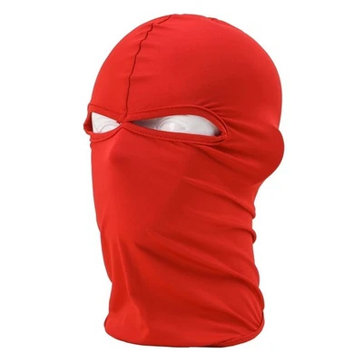 Cycling Mask Balaclava Full Face Mask Halloween Face Cover for Men Women 2-hole - Image 1 of 4