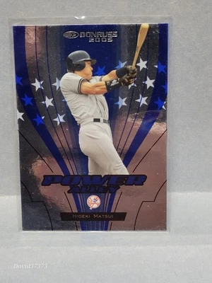 Donruss Power Alley 2005 azul #8/1000 Hideki Matsui Foto 1 de 2