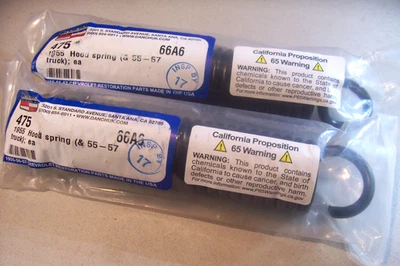 Chevrolet 1955 1956 1957 camioneta capó resortes Danchuk 475 Foto 1 de 2