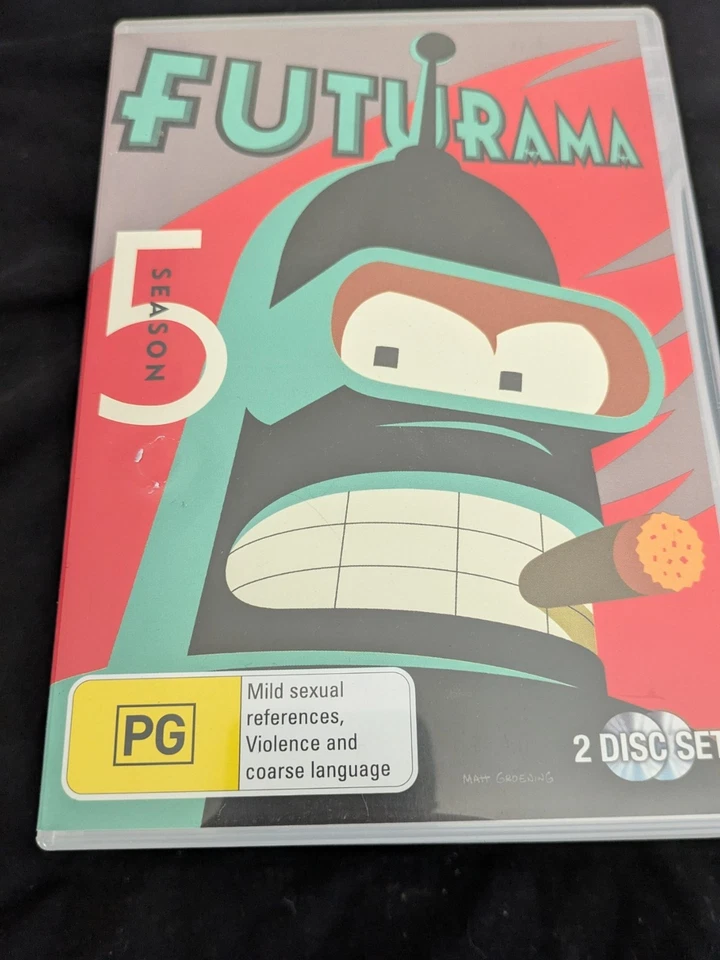 Futurama Season 5 DVD Comedy Sci Fi Sitcom Animation Billy West John DiMaggio R4 - Image 1 of 1