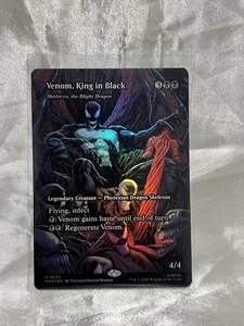 Magic The Gathering Spider-Man Venom King In Black Mythic Full Art Foil NM - Bild 1 von 2