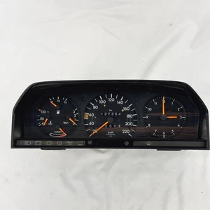 Cuadro de instrumentos velocímetro Mercedes W201 2.0E 2.3E 2.6E 220 km/h reloj ECO A2015421606 - Imagen 1 de 10