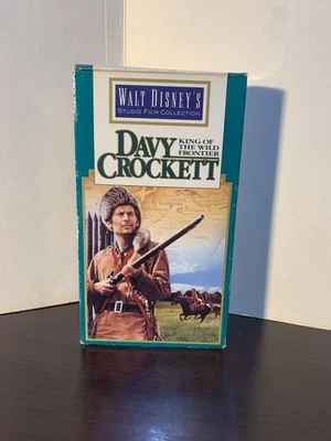 WALT DISNEY'S COLLECTION ‘Davy Crockett King ofthe Wild Frontier (VHS,1992) - Image 1 of 4
