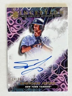 2023 Bowman Inception SPENCER JONES Primordial Prospect Autograph #'d 14/99 - Image 1 of 2