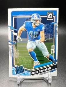 2023 Donruss Optic JACK CAMPBELL RATED ROOKIE RC #235 Detroit Lions - Picture 1 of 2
