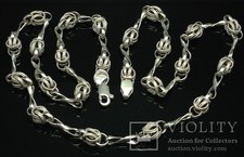 Vintage Necklace Jewelry Sterling Silver 925 Chain Men's Women's Old Rare 24 gr