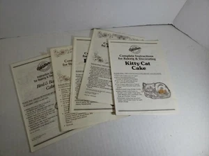 Wilton Cake Pan Instruction Booklets - You Choose - Animals Pans Pamphlet Book - Picture 1 of 6