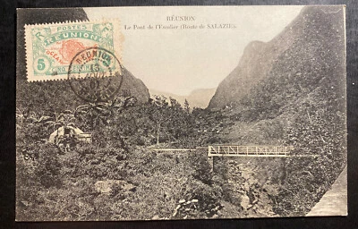 1907 French Reunion Real picture postcard Cover RPPC The point of the stairs - Image 1 of 2
