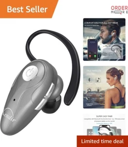Wireless Bluetooth Headset V5.0 Noise Canceling Earphone with Mic for Phone - Picture 1 of 10