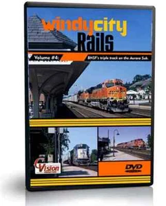 Windy City Rails, Volume 4 "BNSF's Triple Track" - C Vision Train DVD - Imagen 1 de 1