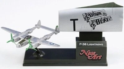 Corgi Nose Art P-38 Lightning "Down Beat" Airplane  NEW CS90366 Retired - Image 1 of 3