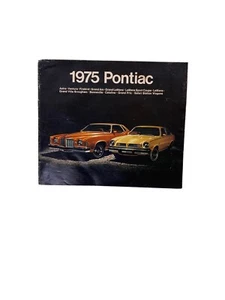 VINTAGE 1975 PONTIAC HÄNDLER BROSCHÜRE FIREBIRD LeMANS BONNEVILLE GRAND PRIX - Bild 1 von 12