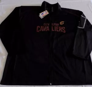 Cleveland Cavaliers Chaqueta de pista 3XL Negro con cremallera Bolsillo de manga NBA - Imagen 1 de 4