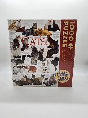 Rompecabezas Cobble Hill citas de gato (1000 piezas) SELLADO nuevo Foto 1 de 4