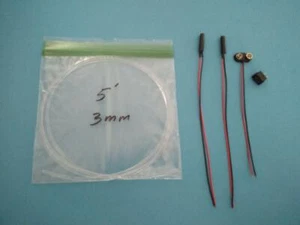 Kit de ILUMINACIÓN DE FIBRA ÓPTICA 3,0mm para modelos a escala etc. $22 valor + iluminador GRATIS - Imagen 1 de 4