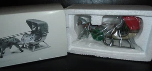 NIB 1990 DEPT 56 HERITAGE VILLAGE "ONE HORSE OPEN SLEIGH" ACCESSORY #59820 - Picture 1 of 1