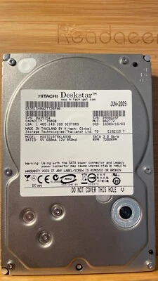 Hitachi 0A35154 HDS721075KLA330 GST Deskstar 7K1000 750GB SATA 7200 RPM 3.5" - Image 1 of 2