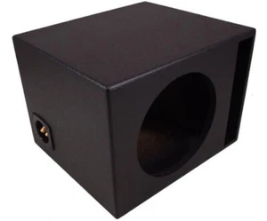 Car Audio Single 12 Ported Rhino Subwoofer Enclosure Bass Stereo Speaker Sub Box - Picture 1 of 3