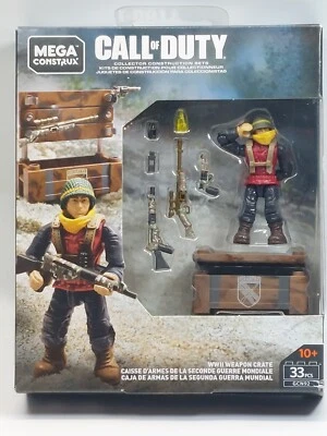 MEGA CONSTRUX CALL OF DUTY CAJA DE ARMAS DE LA SEGUNDA GUERRA MUNDIAL GCN92 33 PIEZAS NUEVO EN CAJA  Foto 1 de 4