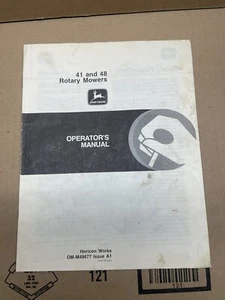 John Deere 41 & 48 Kreiselmäher Bedienanleitung (2106) - Bild 1 von 1