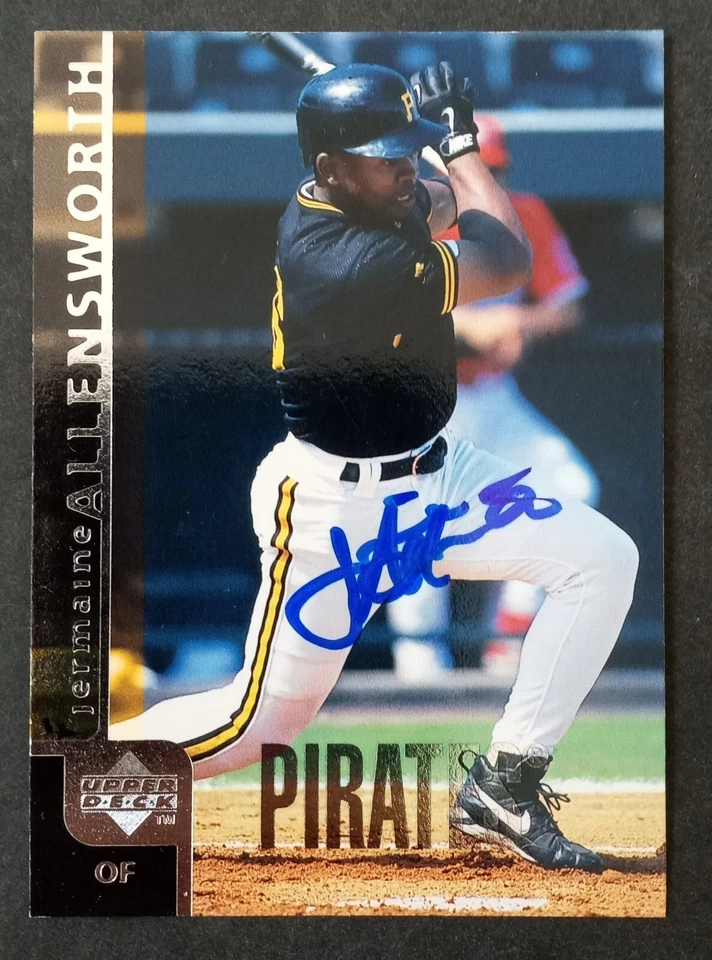 1998 Upper Deck SIGNED: Jermaine Allensworth, PIRATES #482 - Image 1 of 1
