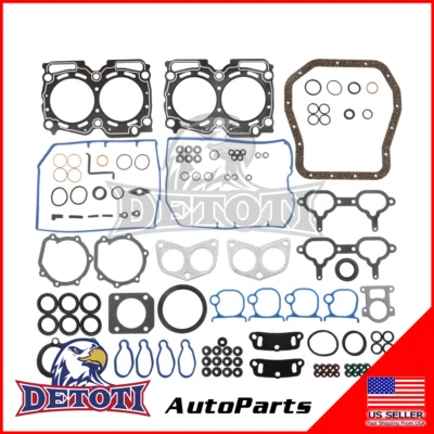 Full Gasket Set Fits 96-99 Subaru Legacy Impreza Forester 2.5L DOHC - Image 1 of 4