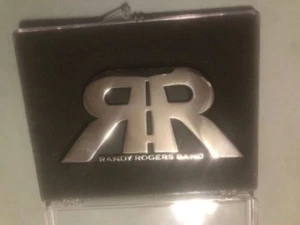 RARE item - Randy Rogers Band chrome metal auto emblem - New old stock - NICE - Picture 1 of 5