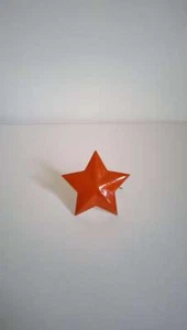 Chinese People's Liberation Army Military red five-star hat Cap badge 1968 - Picture 1 of 3