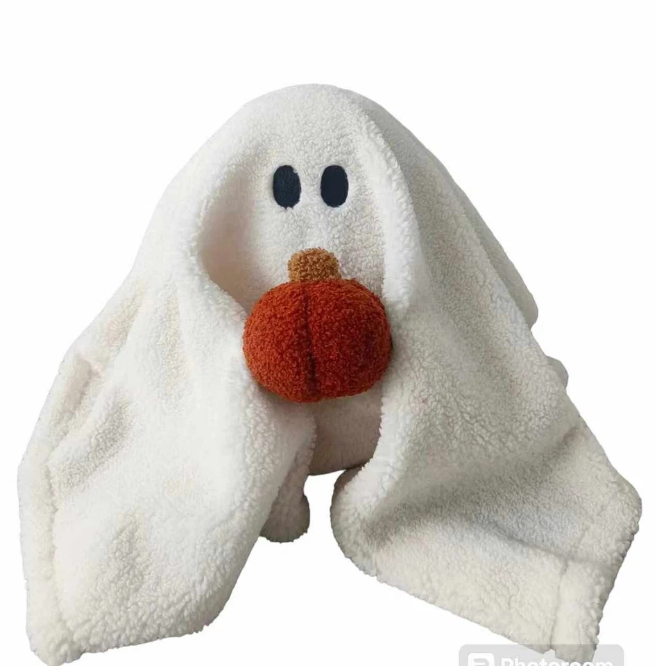 Halloween Ghost Plush Pillow with Pumpkin, Demon Doll, Devil Gus Stuffed Decor - Image 1 of 1