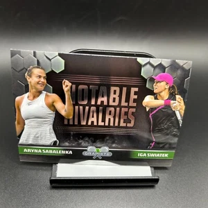 2024 Topps Graphite Notable Rivalries #NR-SS Aryna Sabalenka Iga Swiatek - Picture 1 of 2