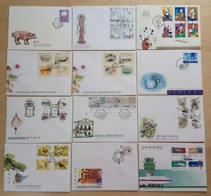 1995 Macau Complete Set Stamp on 12 FDC 澳门一九九五年发行全套共12个邮票首日封 - Picture 1 of 12