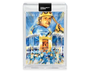 2020 TOPPS PROJECT 2020 #286 GEORGE BRETT - BY ANDREW THIELE - Picture 1 of 2