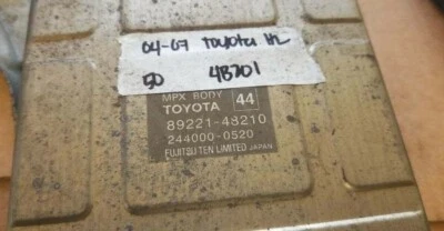 Toyota Highlander 2004-2007 módulo de control multiplex ordenador 89221-48210 Foto 1 de 4