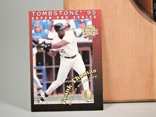 Frank Thomas 1995  Tombstone Pizza #1 Frank Thomas Card Chicago White Sox