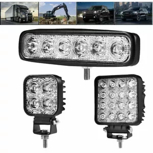 Faros 12W 18W 48W LED 12V 24V faros de trabajo camión todoterreno focos - Imagen 1 de 15