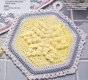 SUNNY Popcorn Topflappen/Deko/Häkelanleitung Anleitung - Bild 1 von 1