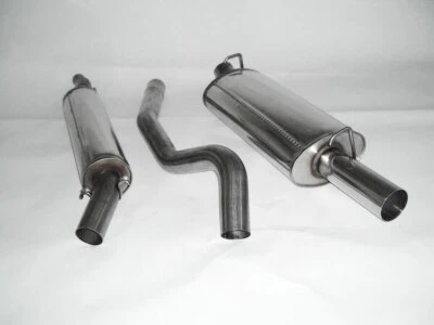 Sistema de escape deportivo de acero inoxidable FMS talla A Opel Ascona C 1,6 l 1,8 l 2,0 l hatchback - Imagen 1 de 2