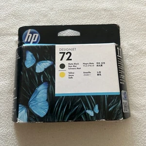 HP 72 Matte Black and Yellow DesignJet Printhead, C9384A - Picture 1 of 3