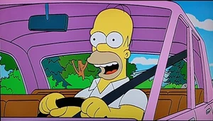 Die Simpsons Autoproduktion Hintergrund Bleistift Zeichnung Cel Szene Studio Staffel 17 - Bild 1 von 15